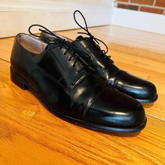 Bostonian Classics First Flex #20390 Black Oxford Leather Dress Shoes Size 12 M main image 8